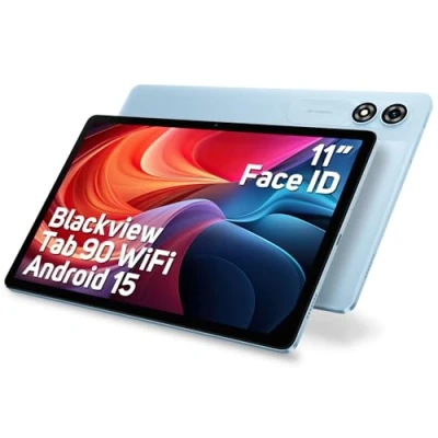 Image de Blackview Tablette Android 14 Tab90 WiFi, 12Go+128Go(TF 2To) Octa Core 11 Pouces, 8200mAh 10W Tactile Dual Camera 13MP+8MP avec Widevine L1, GMS, Bluetooth 5.0