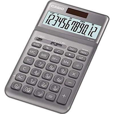 Image de Casio JW 200SC GY Calculatrice de Bureau, 1,1 x 10,9 18,4, Couleur Argent