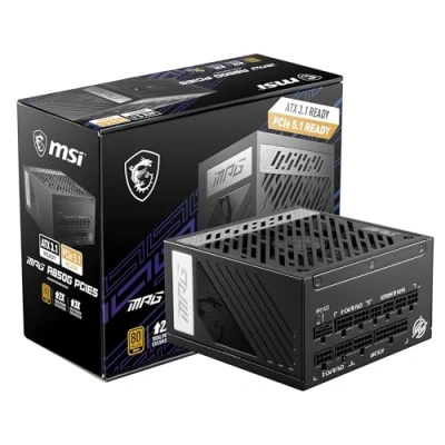 Image de Bloc d&#039;alimentation MSI MPG A850G PCIE5 850V 50 60 Hz Neuf