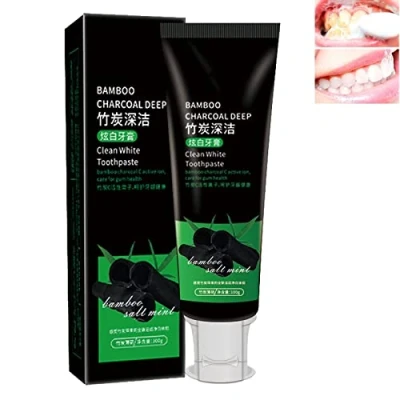 Image de Yanjiayi Bamboo Charcoal Deep Toothpaste,Yanjiayi Clean White Toothpaste,Activated Toothpaste (1pcs)