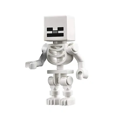 Image de Squelette avec crâne de Cube LEGO Minifigure Minecraft