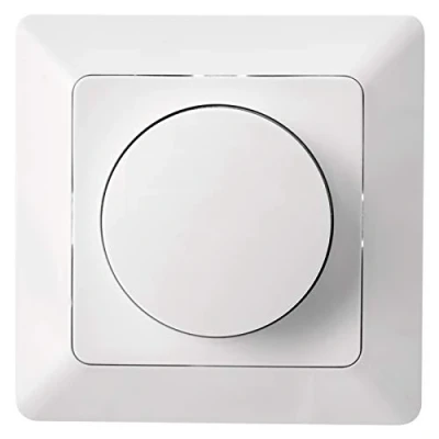Image de EMOS A6003.0 Bouton Lampes LED et halogènes encastré variateur Rotatif 7 110 W/VA, Blanc