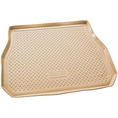 Image de Recambo Bac de coffre en caoutchouc qualité supérieure pour BMW X5 Type E53 année construction 1999 2006 Ajustement parfait avec bordure Beige