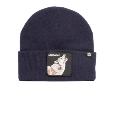 Image de Goorin Bros. Bonnet Wolf Man Lone Dark Navy Bleu foncé, Bleu, Taille Unique