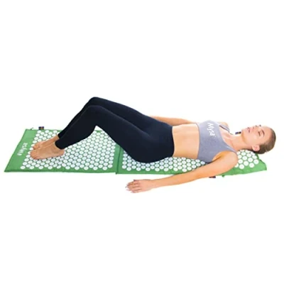 Image de THERMO MYSA DUO XXL: LE PLUS GRAND ENSEMBLE TAPIS + COUSSIN D&#039;ACUPRESSION: 180 CM! INCROYABLE EFFET ANALGESIQUE/RELAXANT SUR TOUT CORPS: 15.576 POINTES! POUR GRANDES STATUTS 7 SACS TUTORIELS