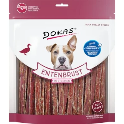 Image de DOKAS Snack sans céréales, de qualité supérieure, pour Chien, Fait à Base Filet Canard