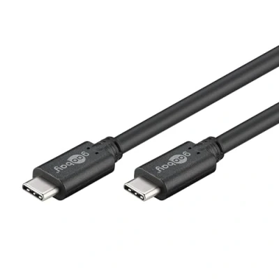 Image de Goobay 66509 Câble USB C™ 3.1 1re génération noir Connecteur &gt;
