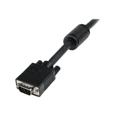 Image de Câble VGA coaxial de 10m HD15 vers M/M 10 m pour écran haute résolution en noir MXTMMHQ10M