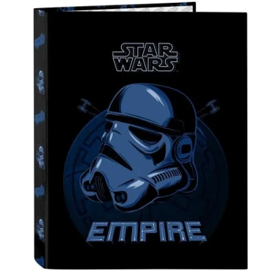 Image de STAR WARS Digital Escape Classeur à 4 anneaux pour enfants de différents âges, confortable et polyvalent, qualité résistance, noir 26,5 x 33 cm
