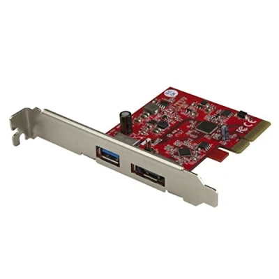 Image de StarTech.com Carte contrôleur PCIe à USB 3.1 (10 Gb/s) et eSATA III (6 (PEXUSB311A1E)