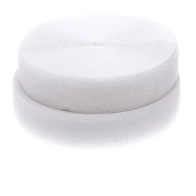 Image de Scratch Ruban à coudre 25Mx40mm Non adhésif Bande Crochet &amp; Boucle B5033 Blanc