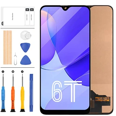 Image de Écran TFT de rechange pour OnePlus 6T LCD tactile A6010 A6013 avec outils (Noir)