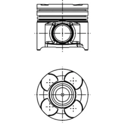 Image de KOLBENSCHMIDT 40660600 Piston 82 FIAT: Stilo Multi Wagon, OPEL: Zafira B, ALFA ROMEO: 156 Berline