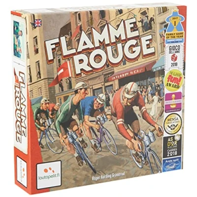 Image de Pegasus Spiele Lautapelit, Flamme Rouge, Board Game, Ages 8+, 2 4 Players, 30 45 Minute Playing Time