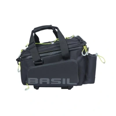 Image de Basil Miles Pro MIK Sacoche de Porte Bagages imperméable avec système verrouillable Noir 9 36 l Idéal pour Les Longues randonnées