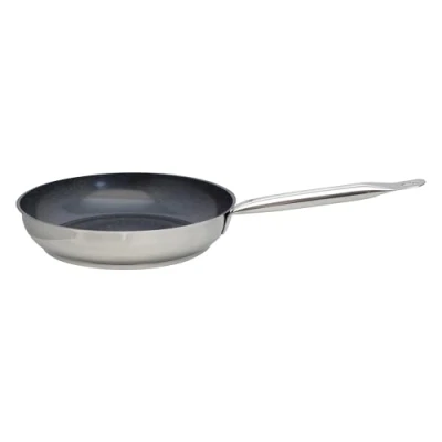 Image de Elo 2453826 poêle inox 18/10, poele induction, induction 28 cm, en inox, tout feux, Acier inoxydable, x 5,5 cm