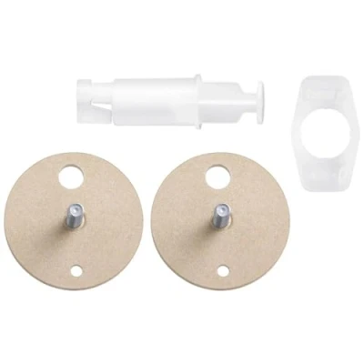 Image de tesa Power.Kit adapter BK43 2, adhésif replacement kit, metal plate, diameter 34mm, height 16mm, bolt length 12mm