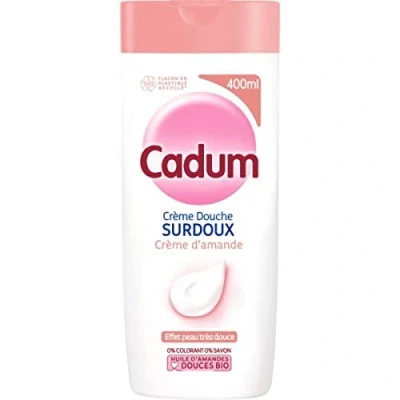 Image de Cadum Surdoux Crème Douche au Talc, 400ml