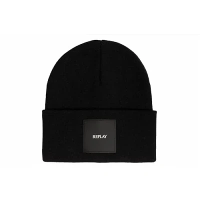 Image de Replay Bonnet d&#039;hiver unisexe, noir 098 (noir), taille unique