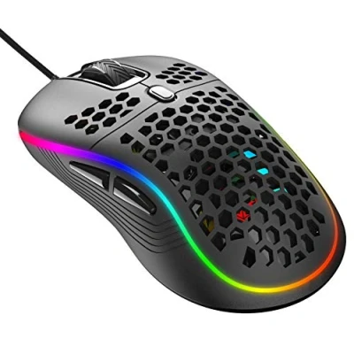 Image de AIRENA Souris Gamer, Gaming PC avec Effets d&#039;éclairage RGB / 7200 DPI réglable 6 Boutons programmables Conception de Ergonomique pour Ordinateur/Laptop/Mac