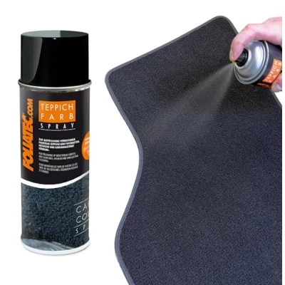 Image de Foliatec Carpet Color Spray Noir Mat 1x400ml