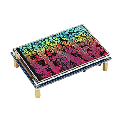 Image de Waveshare Écran pour Raspberry Pi Pico 3.5 Pouces LCD Tactile Moniteur 480x320 Résolution IPS 65K Couleurs Affichage Interface SPI Compatible avec