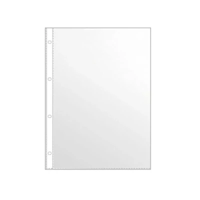Image de Veloflex 4345000 Lot de 100 pochettes perforées en polypropylène Transparent DIN A4