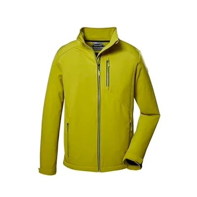 Image de killtec Hommes Veste softshell/veste d&#039;extérieur avec col montant KOS 263 MN SFTSHLL JCKT, pistachio, XL, 41262 000