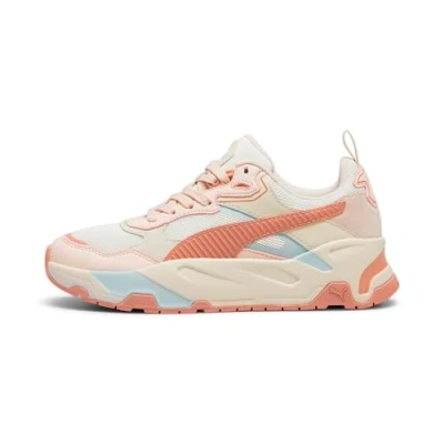 Image de PUMA Homme Trinity Sneaker, Warm White Deeva Peach Island Pink Frosted Dew, 37 EU