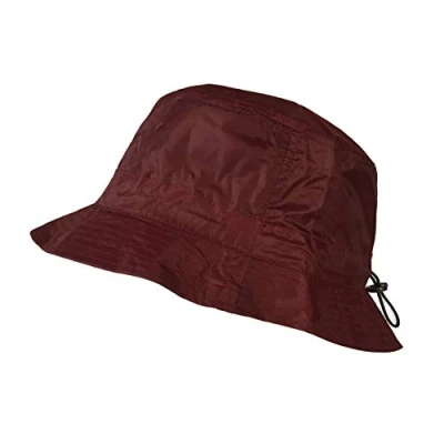 Image de TOUTACOO, Bob de Pluie Imperméable Aspect Nylon Ajustable (04 Bordeaux, M L)