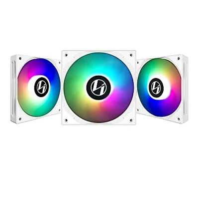 Image de Lian Li ST120 RGB PWM Lüfter, 3er Pack inkl. Controller 120mm, weiÃŸ