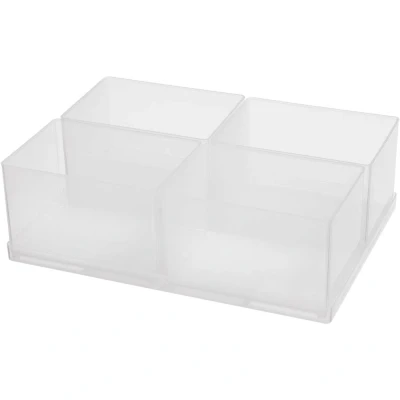 Image de Godets transparents en PP peuvent être employés dans les boîtes de rangement. Réf 13410