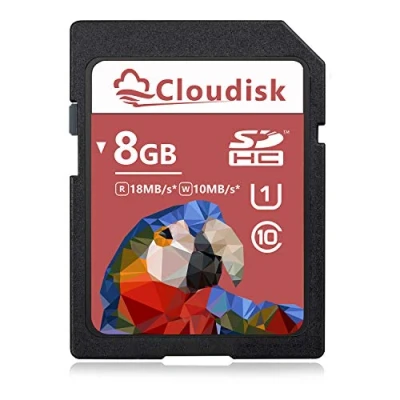 Image de Cloudisk Carte mémoire SD SDHC UHS I U1 Classe 10 8 Go