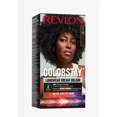 Image de Revlon HAIR Color COLORSTAY, Longwear Cream Colour Coloration, Taille: 165 ml, Noir
