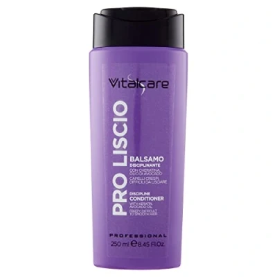 Image de Vitalcare PRO lisse Baume disciplinant pour cheveux crênes et difficiles à lisser, avec kératine huile d&#039;avocat, parfait libre de crêpe, 250 ml