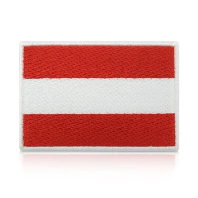 Image de Patch Drapeau de l&#039;Autriche avec à l&#039;arrière Patchs Tactical Airsoft Écusson Finally Home