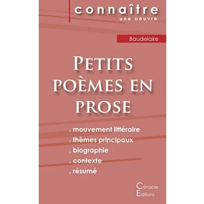 Image de Fiche de lecture Petits poèmes en prose Baudelaire (Analyse littéraire référence et résumé complet) Livre d’occasion Bon