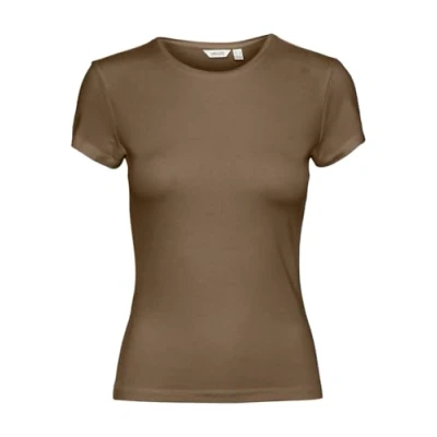 Image de Aware Vmines Fiona Oneck Tshirt basique, Femme, Taille: XL, Otter
