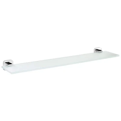 Image de tesa Exxcellent porte serviettes 1 barre fixe large, adhésif, chromé, design chic, garanti inoxydable, 50mm x 630mm 85mm