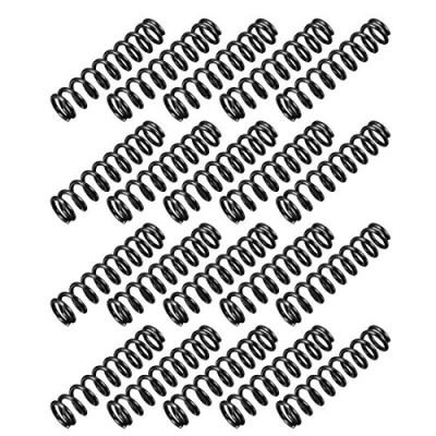 Image de sourcing map Ressort de Compression 1.2mm Fil Diamètre, 8mm OD, 35mm Libre Longueur Acier Extension Noir 20Pcs