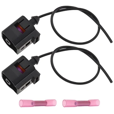Image de The Lord of Tools Lot de 2 connecteurs capteur Pression d&#039;huile à 1 Broche avec Fil 1J0973701 Compatible A3 A4 A5 A6 Golf Jetta