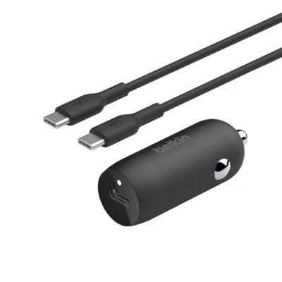 Image de Belkin CCA004bt1MBK B6 Ordinateur portable, Smartphone, Tablette Noir Allume cigare Charge rapide Intérieure Neuf