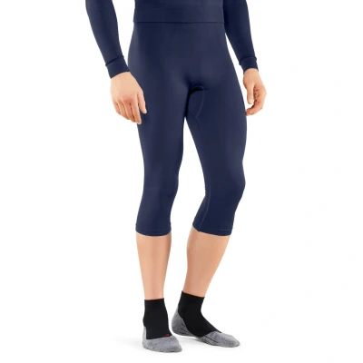 Image de FALKE Maximum Warm 3/4 M TI fil fonctionnel séchage rapide 1 pièce, Couche de base inférieure Homme, Bleu (Space Blue 6116), XL