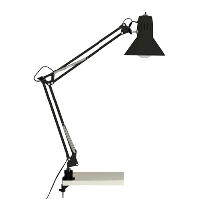 Image de Brilliant lampe, lampe de bureau Hobby noir, métal, 1x A60, E27, 40W, lampes normales (non incluses), A ++