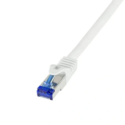 Image de Logilink C6A051S RJ45 CAT 6a S/FTP 2 m blanc 1 pc(s)