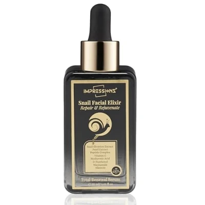 Image de ImpressionZ Instant Visible Glow Snail Serum for Face Collagen Enhancing Hydrating with Mucin Wrinkles, Fine Lines, Radiant &amp; Youthful