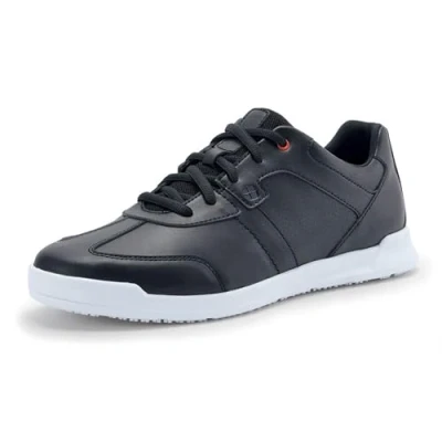 Image de Shoes for Crews Liberty, Chaussures de Travail Femme à Semelles Antidérapantes, Légères, Hydrofuges pour Femmes, Blanc et Noir