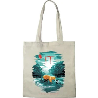 Image de ÇA TOTE BAG IT&#039;S», REFERENCE : BWITYFMBB001, ECRU, 38 X 42 CM