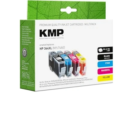 Image de KMP 1712,0005 Cartouche d&#039;encre Noir, Bleu, Rose, Jaune