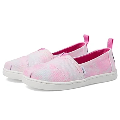 Image de TOMS Fille Alpargata Classique Semelle de mocassin, Rose Fluo Multi Tie Dye, 36.5 EU